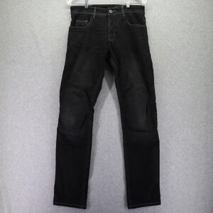 Street & Steel Jeans Mens 28 Oakland Motorcycle Riding Knee Pads Denim Black